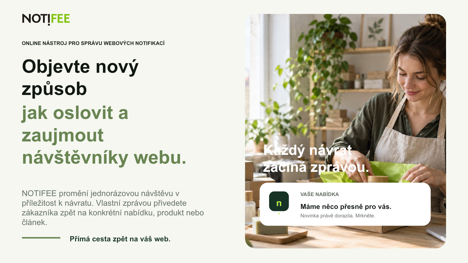 Brožura NOTIFEE, strana 1 z 11