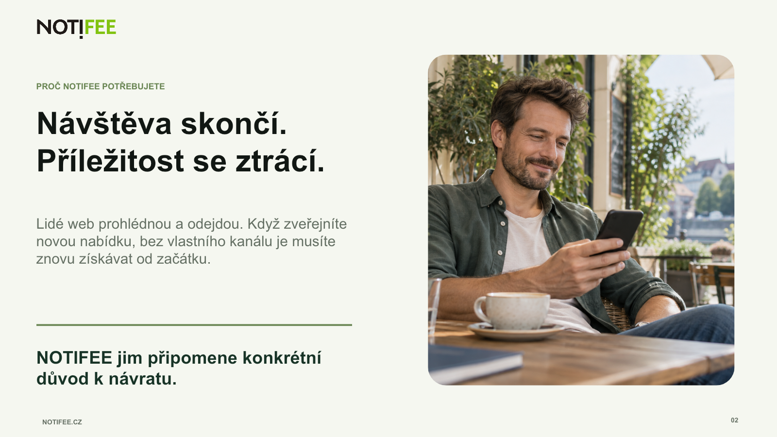 Brožura NOTIFEE, strana 2 z 11