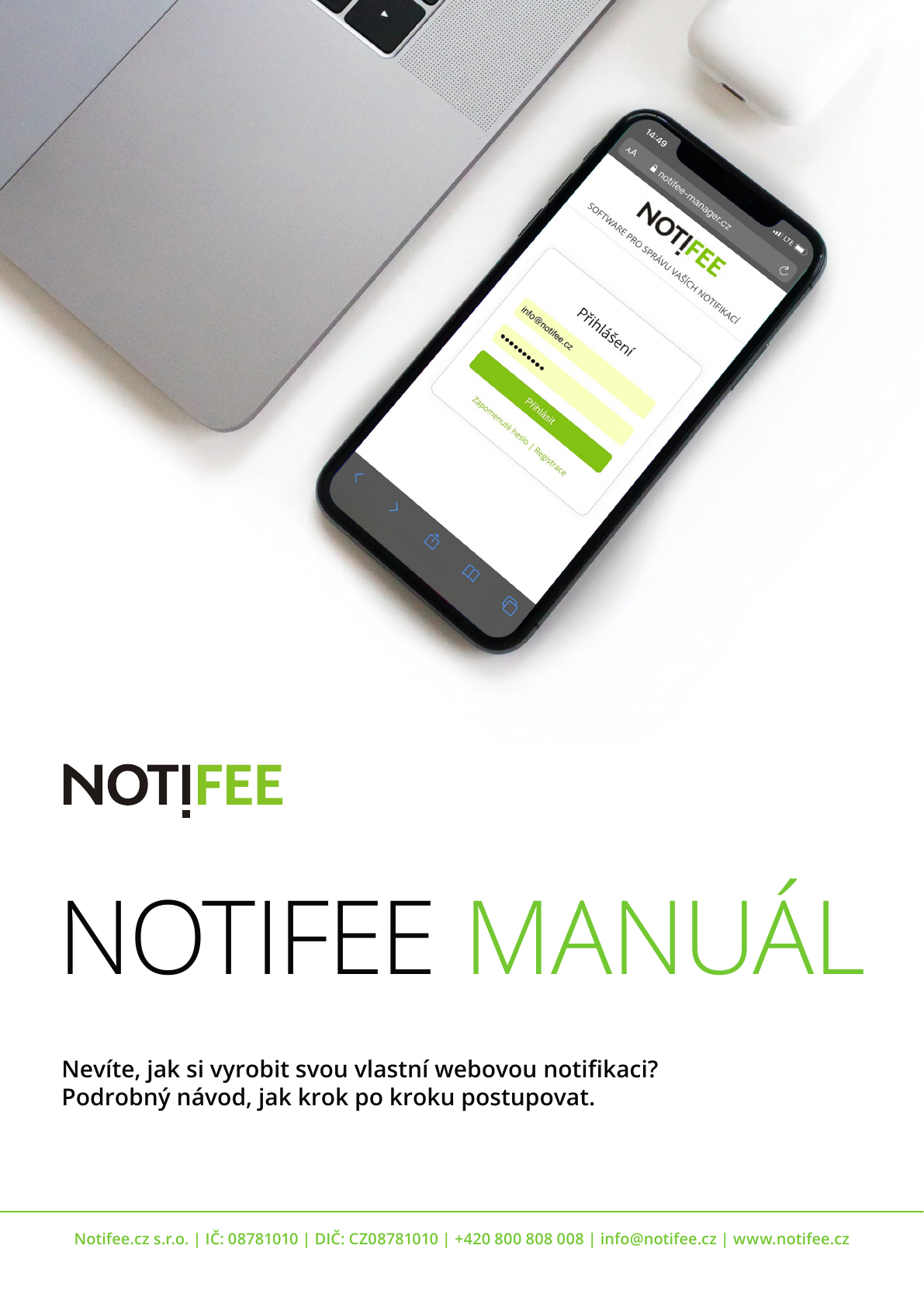 Manuál NOTIFEE, strana 1 z 8